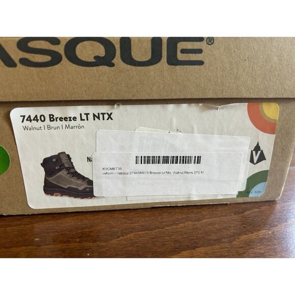 Vasque Men's Breeze Mid Waterproof Hiking Boot LT NTX Walnut NEW 7.5 M - Picture 7 of 10